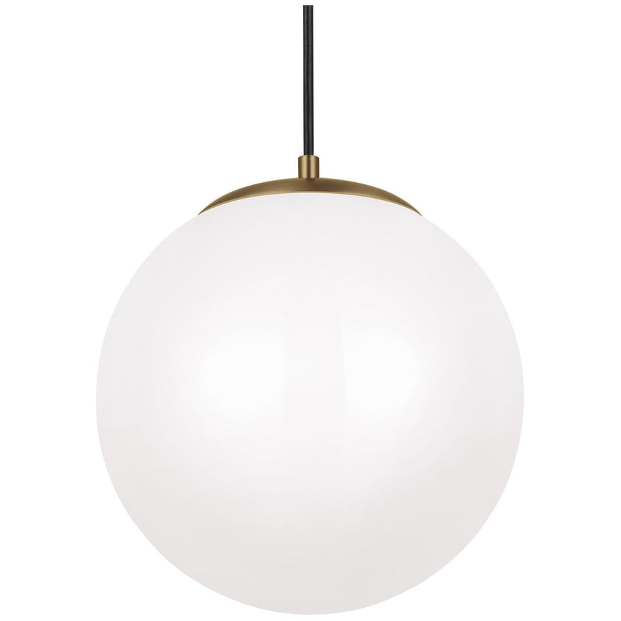 Sea Gull Lighting Leo - Hanging Globe LED Pendant - Satin Bronze