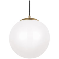 Sea Gull Lighting Leo - Hanging Globe LED Pendant - Satin Bronze