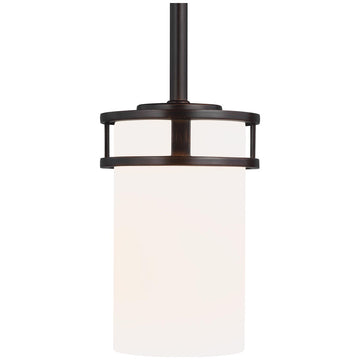 Sea Gull Lighting Robie 1-Light Mini-Pendant with Bulb