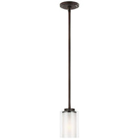 Sea Gull Lighting Elmwood Park 1-Light Mini-Pendant without Bulb