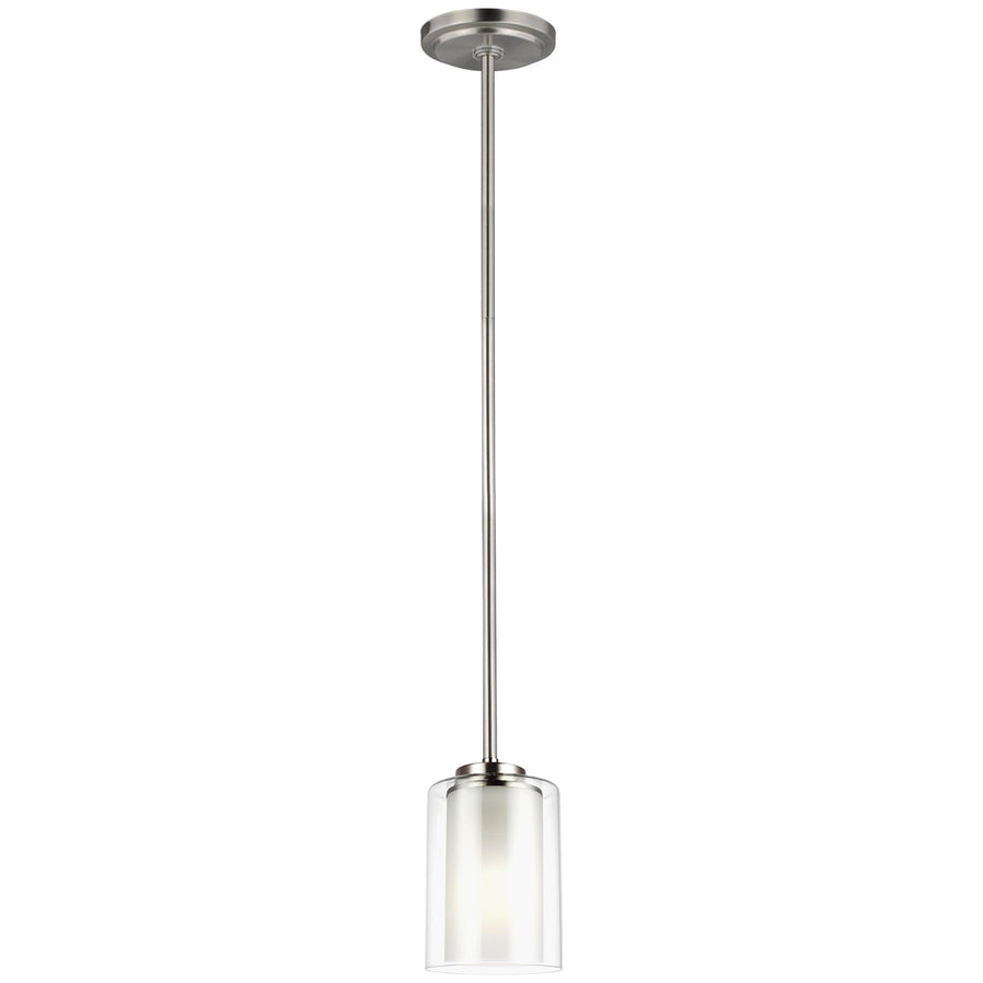 Sea Gull Lighting Elmwood Park 1-Light Mini-Pendant without Bulb