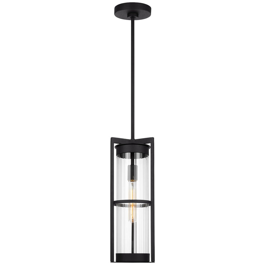 Sea Gull Lighting Alcona 1-Light Outdoor Pendant Lantern without Bulb