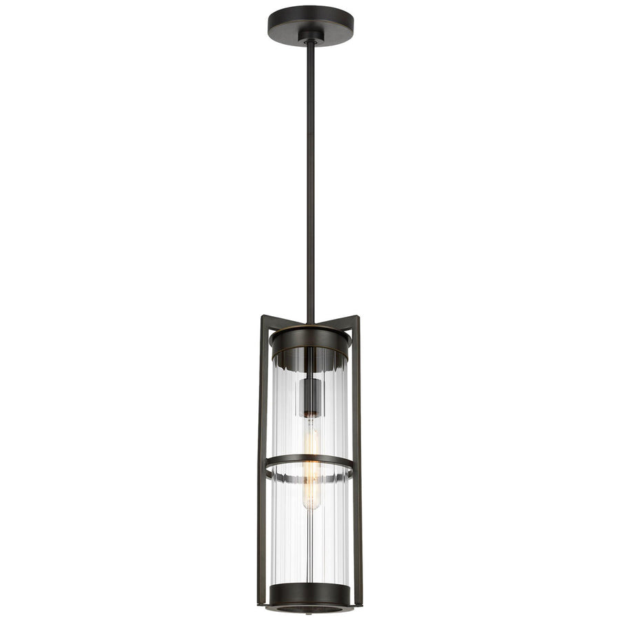 Sea Gull Lighting Alcona 1-Light Outdoor Pendant Lantern without Bulb