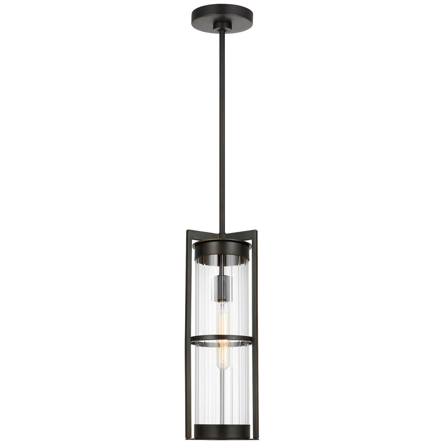 Sea Gull Lighting Alcona 1-Light Outdoor Pendant Lantern without Bulb