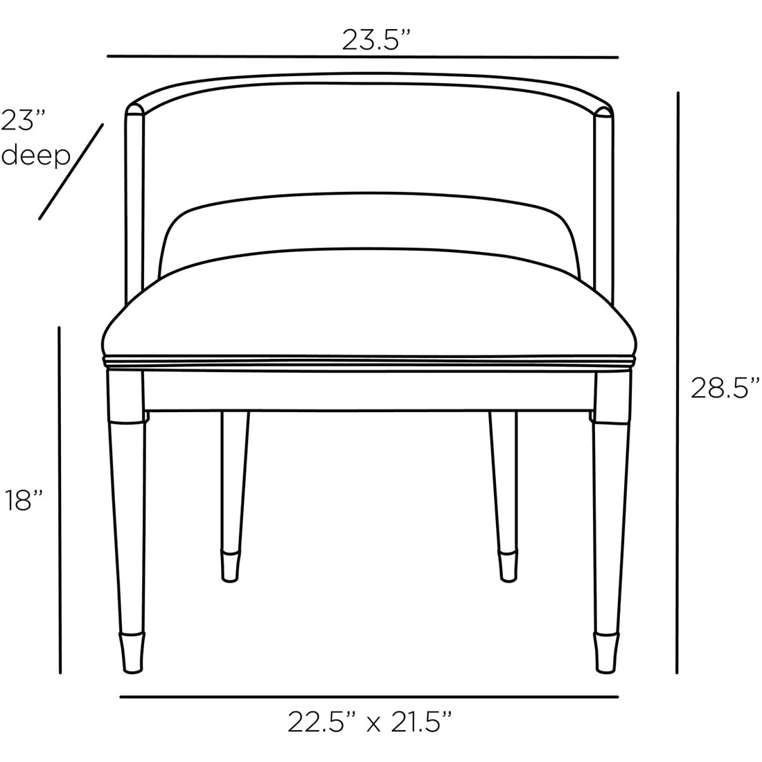 Arteriors Swanson Dining Chair