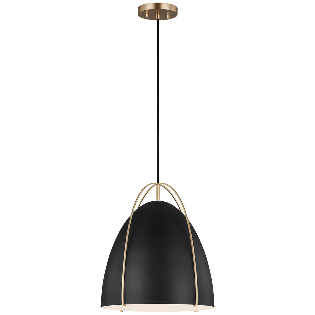 Sea Gull Lighting Norman 1-Light Pendant with Bulb