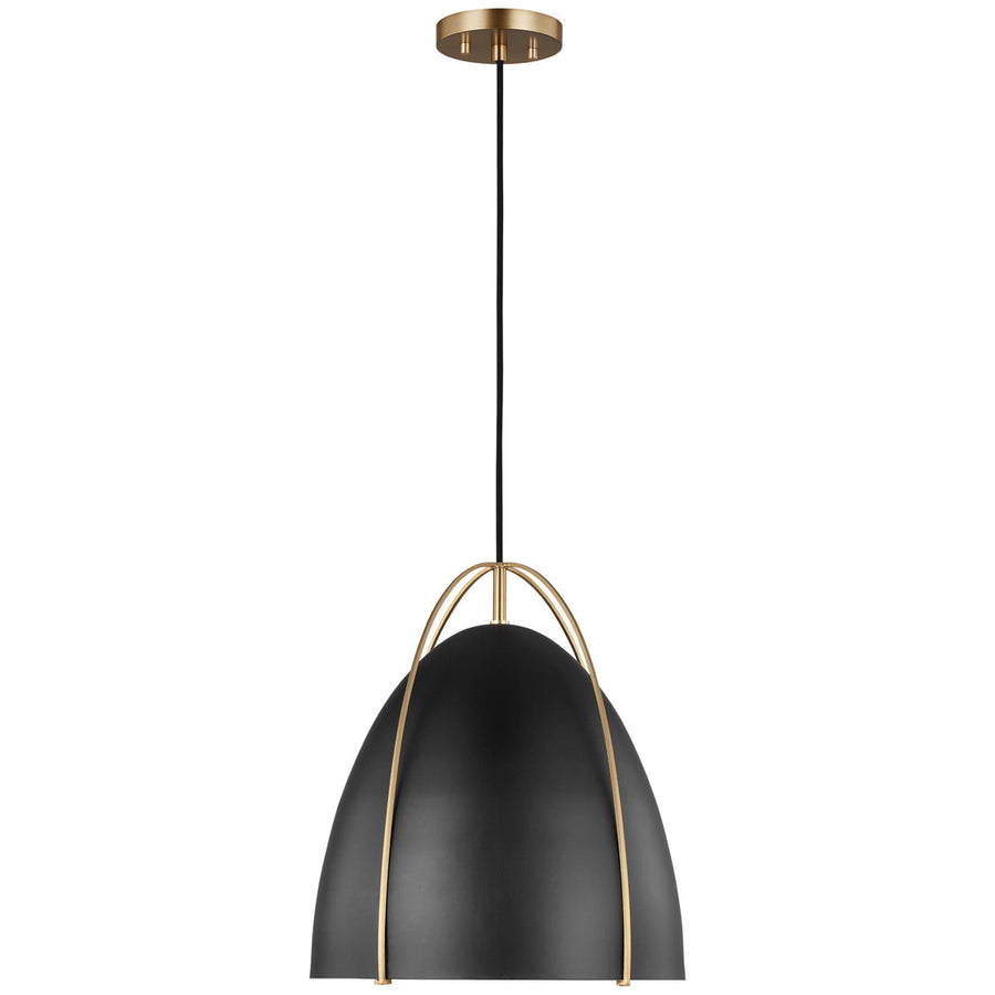 Sea Gull Lighting Norman 1-Light Pendant with Bulb