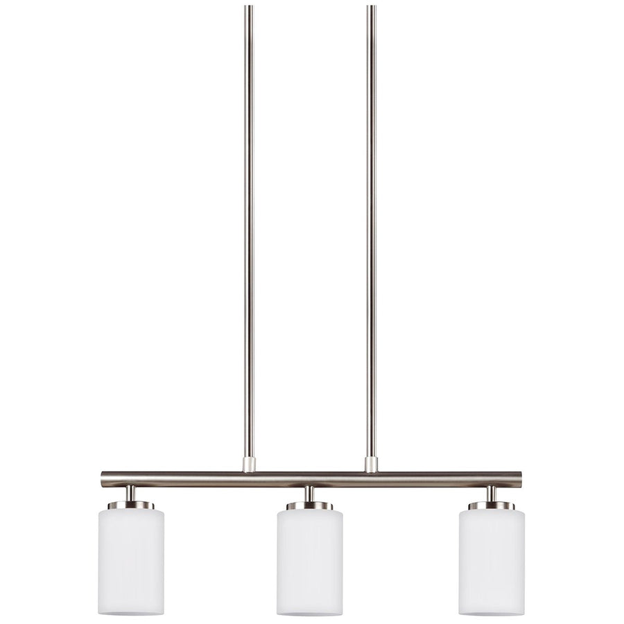 Sea Gull Lighting Oslo Contemporary Three Lights Island Pendant