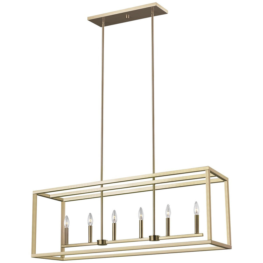 Sea Gull Lighting Moffet Street 6-Light Island Pendant