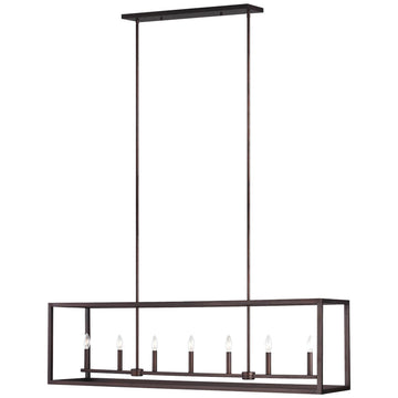 Sea Gull Lighting Moffet Street Long 7-Light Island Pendant