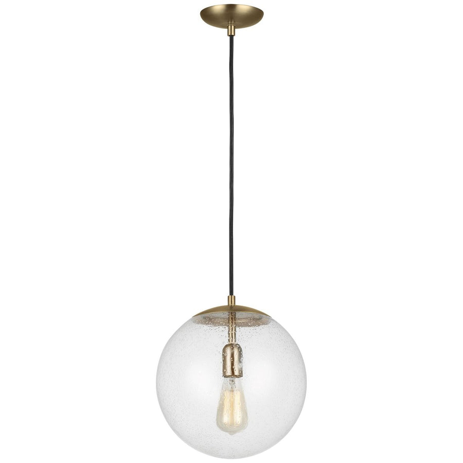 Sea Gull Lighting Leo - Hanging Globe 1-Light Pendant - Steel