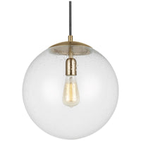 Sea Gull Lighting Leo - Hanging Globe 1-Light Pendant - Steel