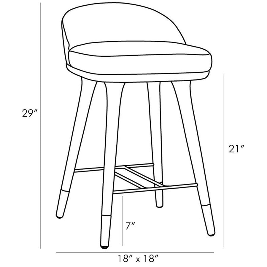 Arteriors Walsh Counter Stool