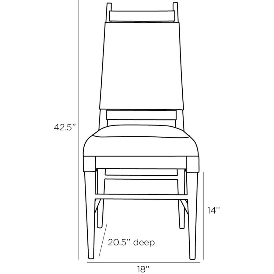 Arteriors Keegan Leather Chair