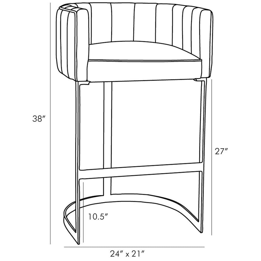 Arteriors Tatum Bar Stool