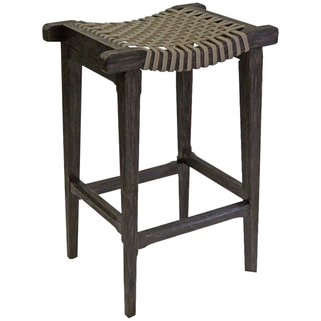 Woodbridge Furniture Chieftain Counter Stool in Worn Black