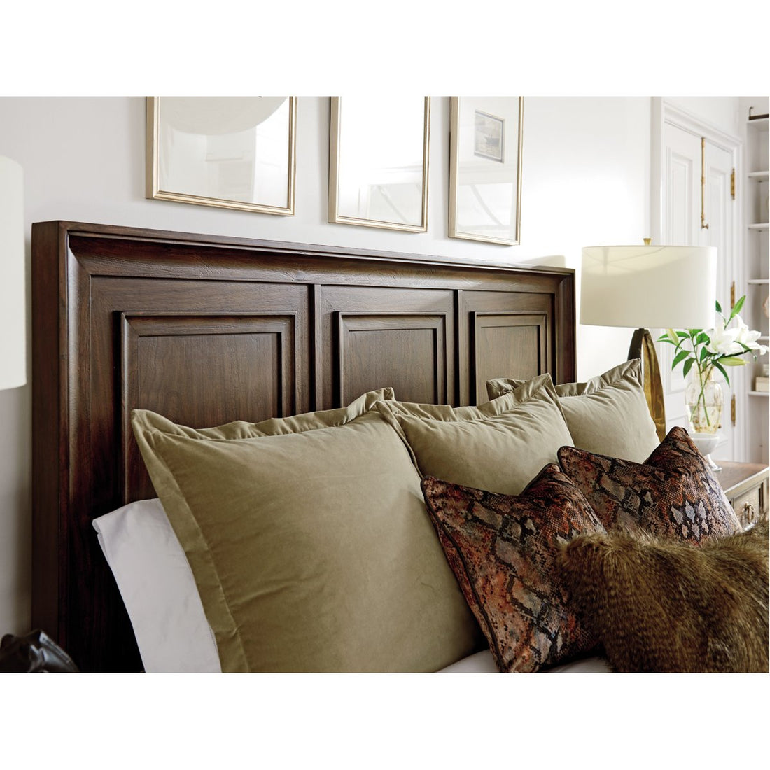 Lexington Silverado Walnut Creek Wood Panel Bed