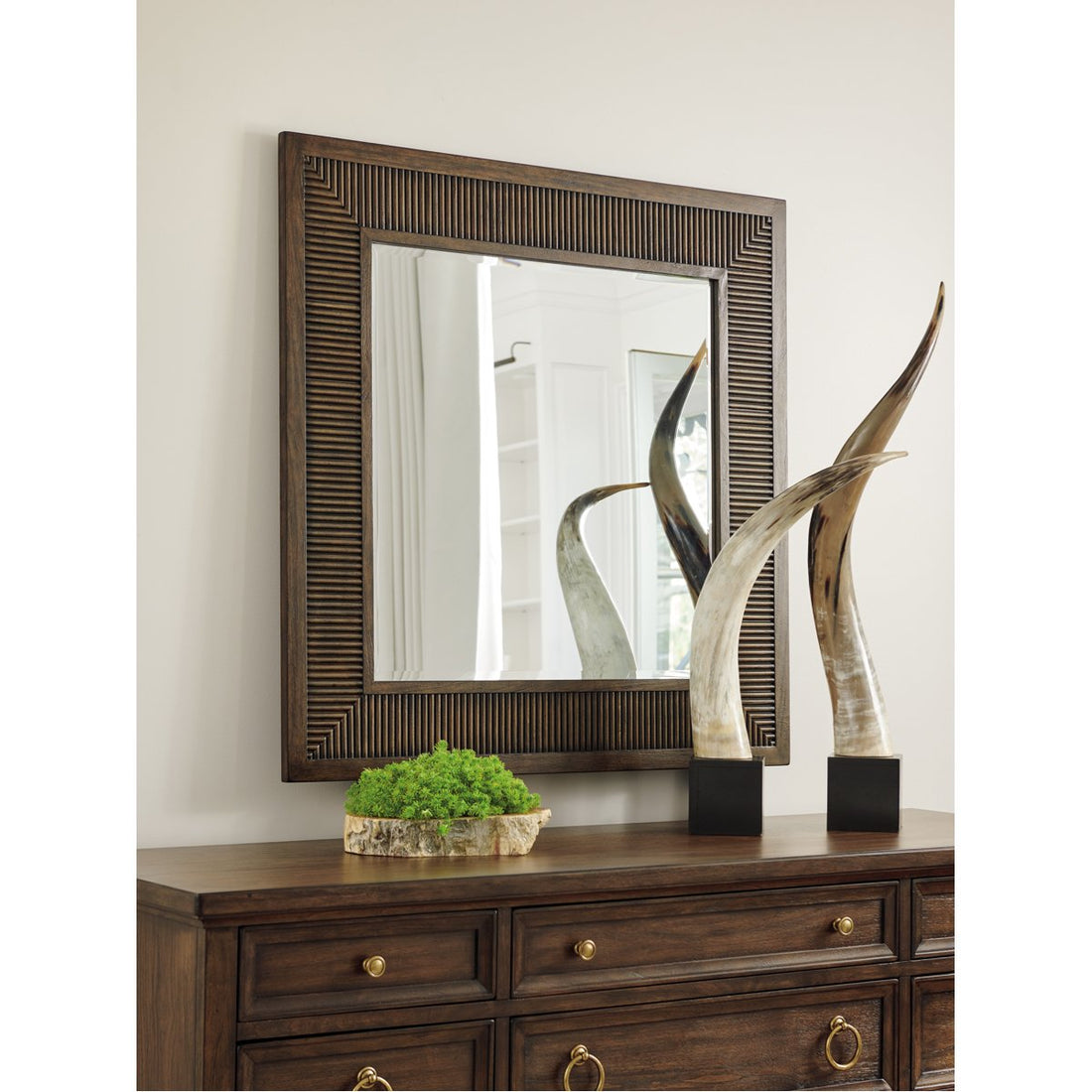 Lexington Silverado Helena Square Mirror