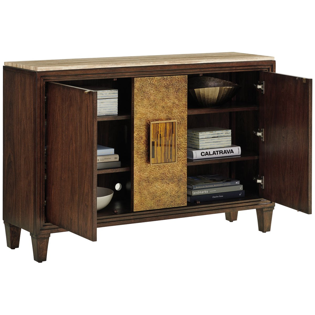 Lexington Silverado Santa Clara Hall Chest with Stone Top