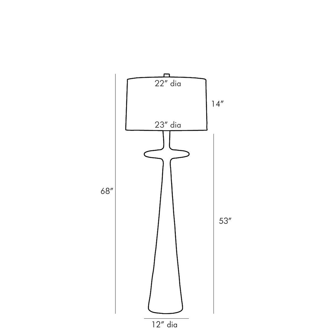 Arteriors Putney Floor Lamp