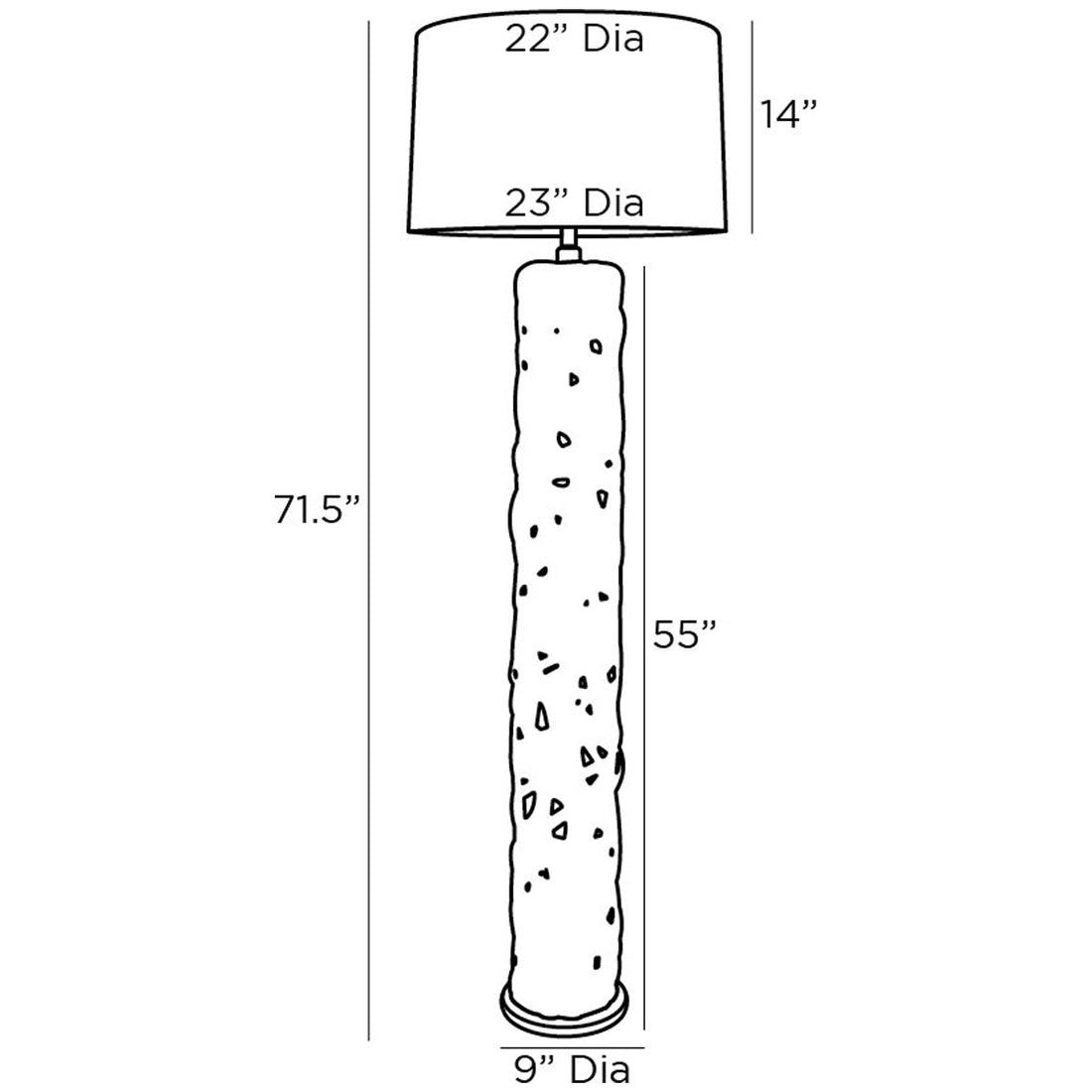 Arteriors Horatio Floor Lamp