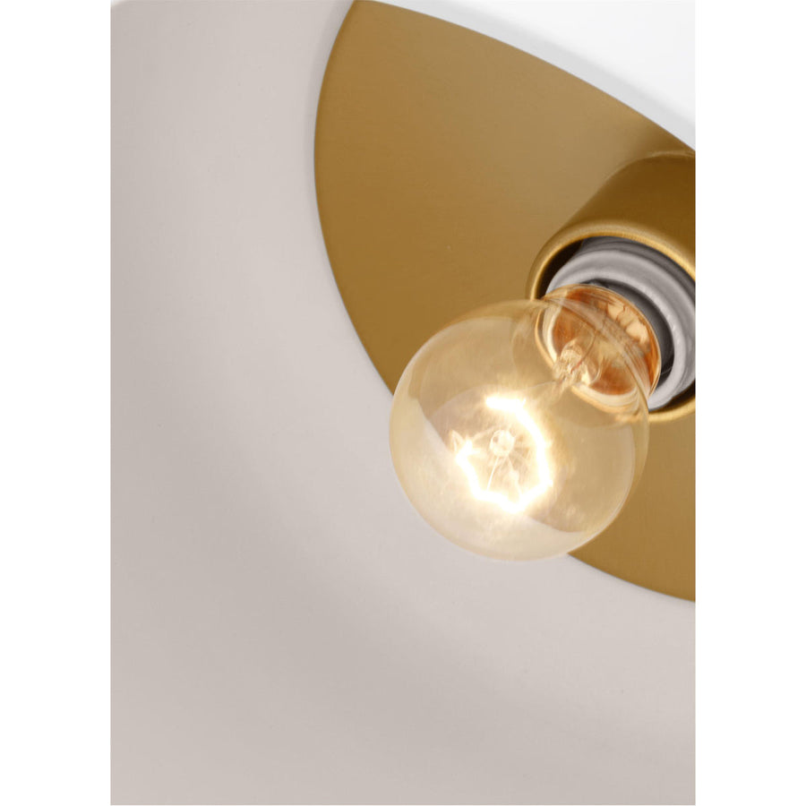 Sea Gull Lighting Malone Small Flush Mount with Bulb