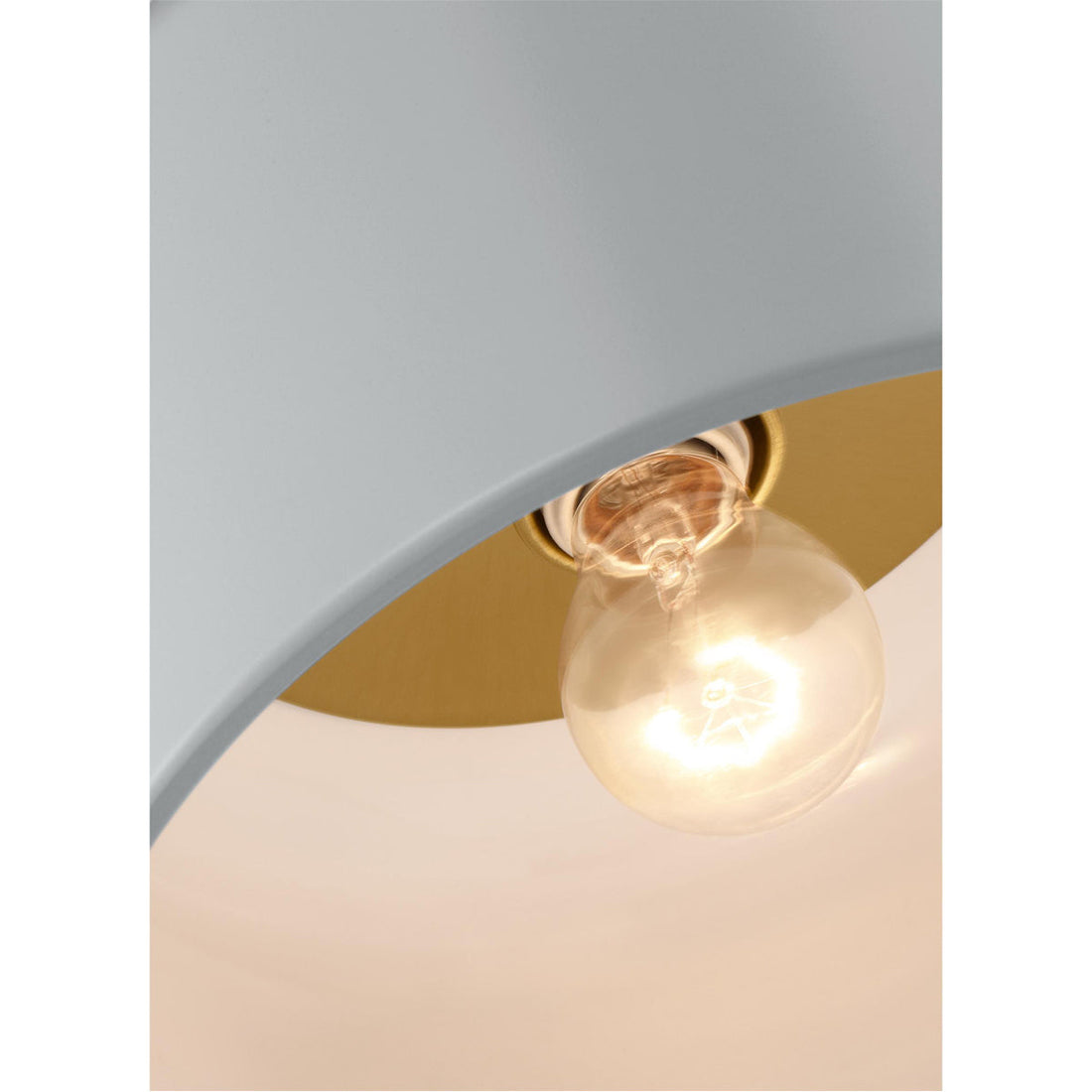 Sea Gull Lighting Malone Small Flush Mount with Bulb