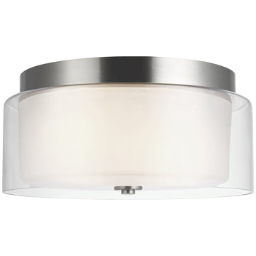 Sea Gull Lighting Elmwood Park 2-Light Ceiling Flush Mount - 9.5W