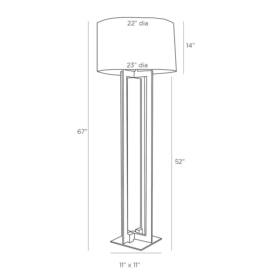 Arteriors Hoyt Floor Lamp