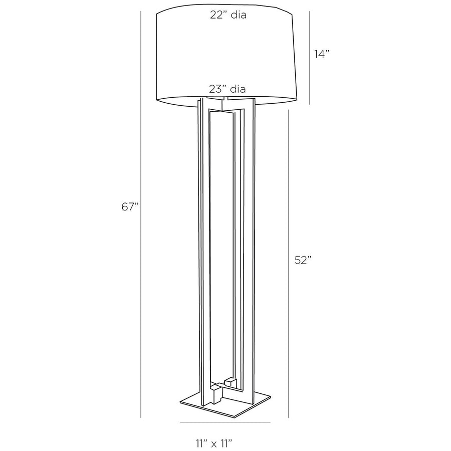 Arteriors Hoyt Floor Lamp