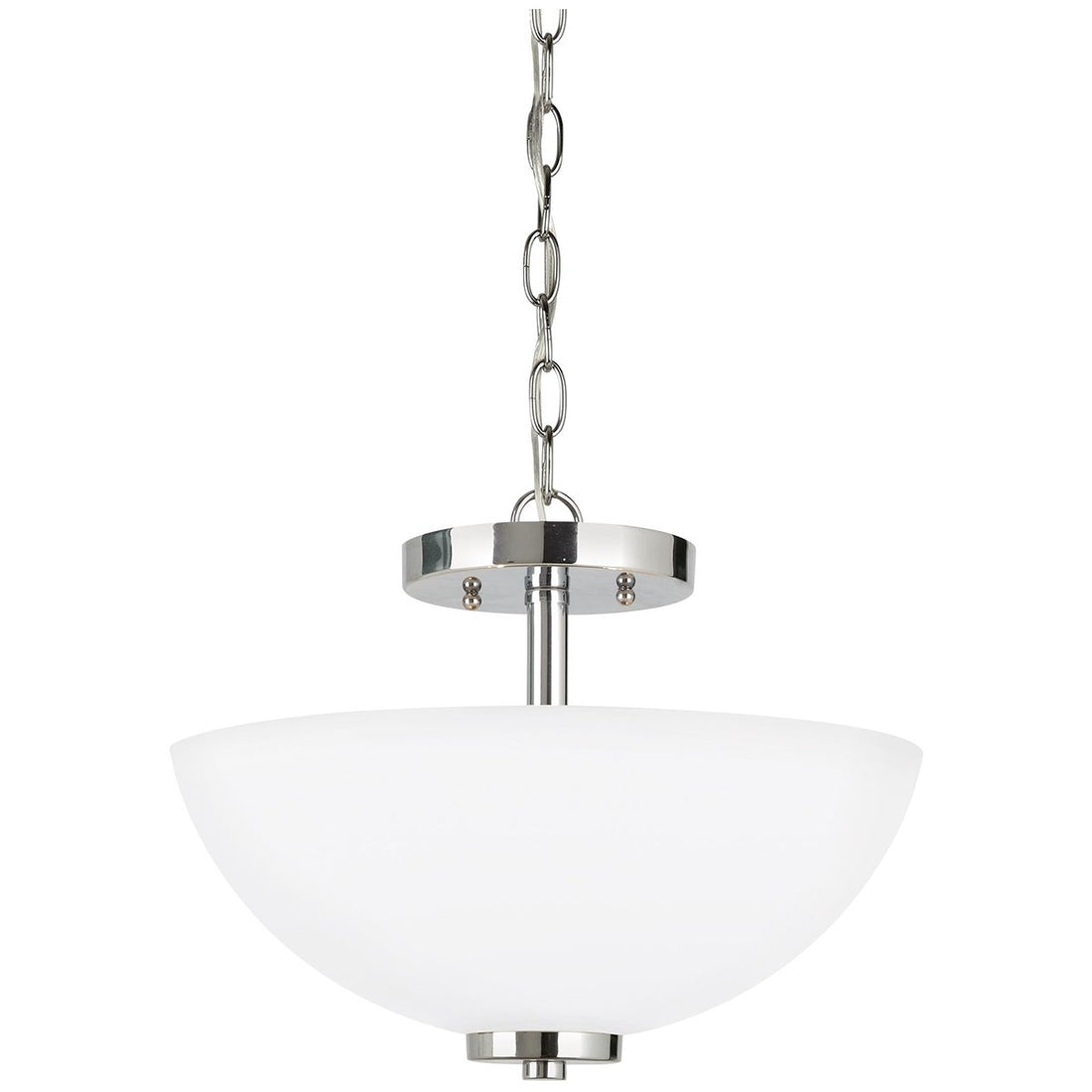 Sea Gull Lighting Oslo Two Lights Semi - Flush Convertible Pendant