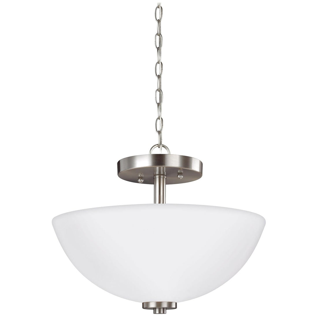 Sea Gull Lighting Oslo Two Lights Semi - Flush Convertible Pendant