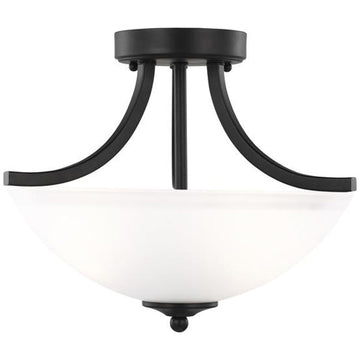 Sea Gull Lighting Geary 2-Light Semi-Flush Pendant without Bulb