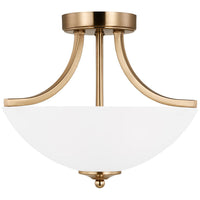 Sea Gull Lighting Geary 2-Light Semi-Flush Pendant without Bulb