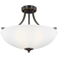 Sea Gull Lighting Geary Medium 3-Light Semi-Flush Convertible Pendant