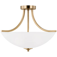 Sea Gull Lighting Geary 3-Light Semi-Flush Pendant without Bulb