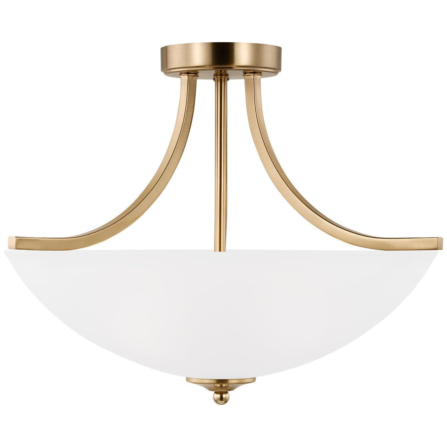 Sea Gull Lighting Geary 3-Light Semi-Flush Pendant without Bulb