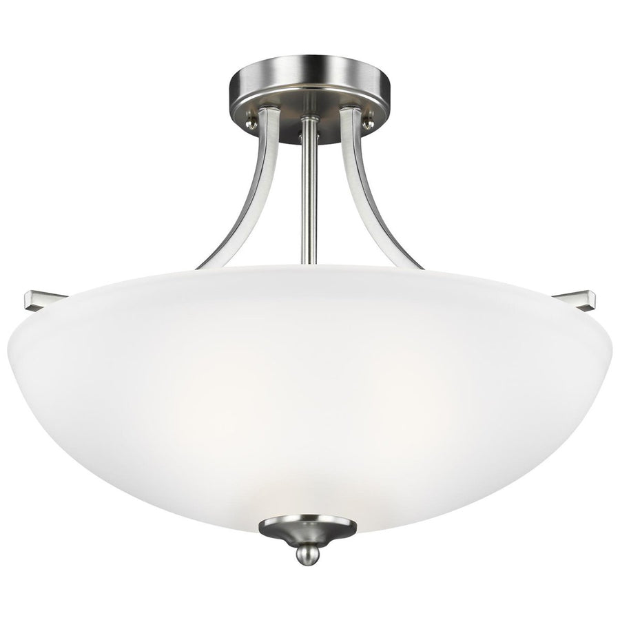 Sea Gull Lighting Geary Medium 3-Light Semi-Flush Convertible Pendant