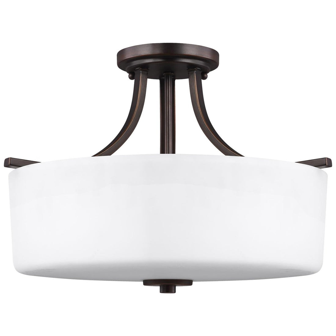 Sea Gull Lighting Canfield 3-Light Semi-Flush Mount