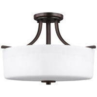 Sea Gull Lighting Canfield 3-Light Semi-Flush Mount