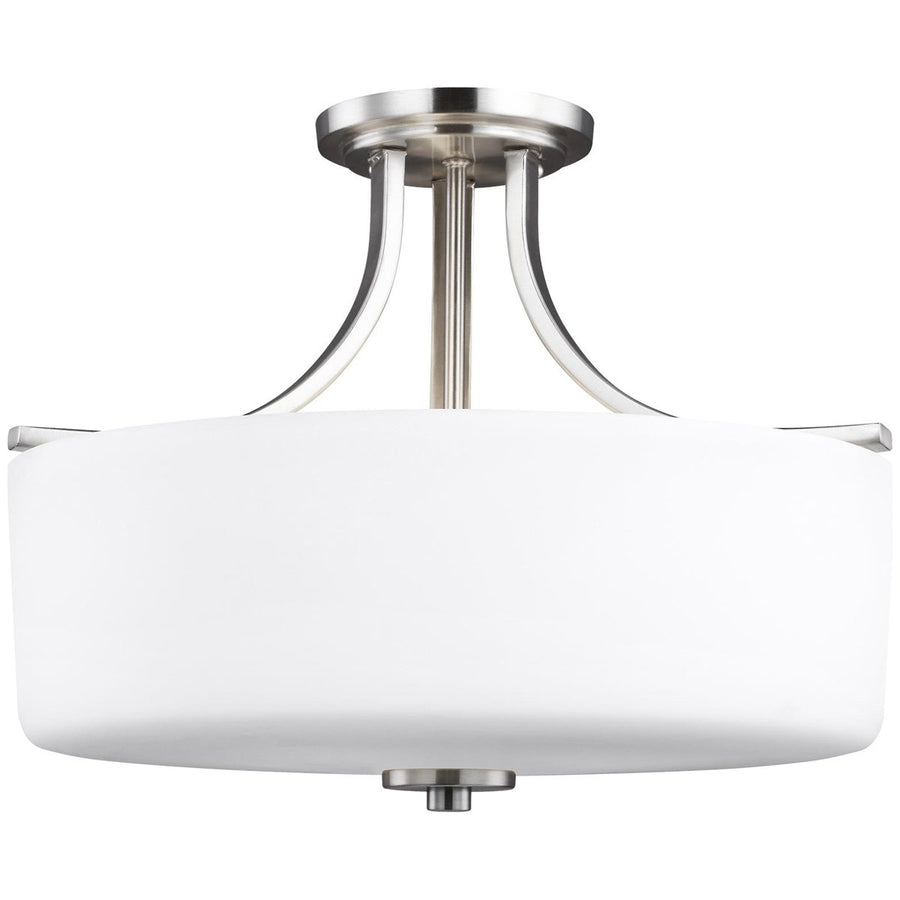 Sea Gull Lighting Canfield 3-Light Semi-Flush Mount