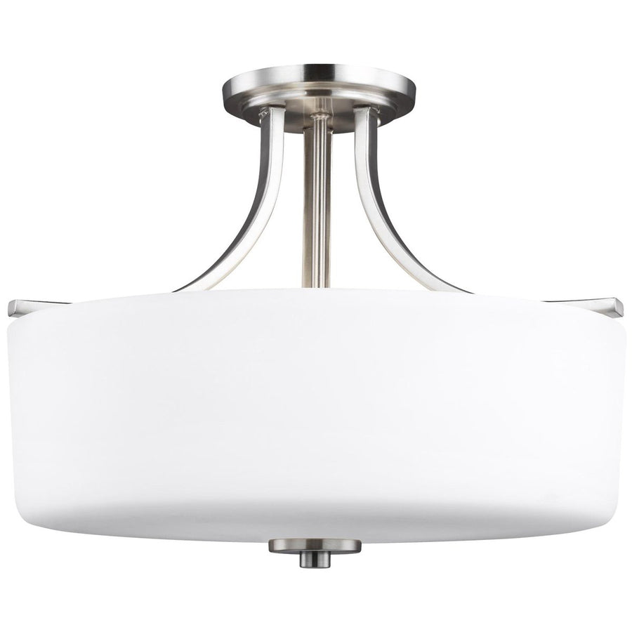 Sea Gull Lighting Canfield 3-Light Semi-Flush Mount - 9.5W