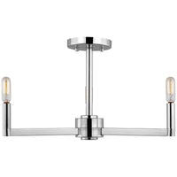 Sea Gull Lighting Fullton 3-Light Semi-Flush Mount