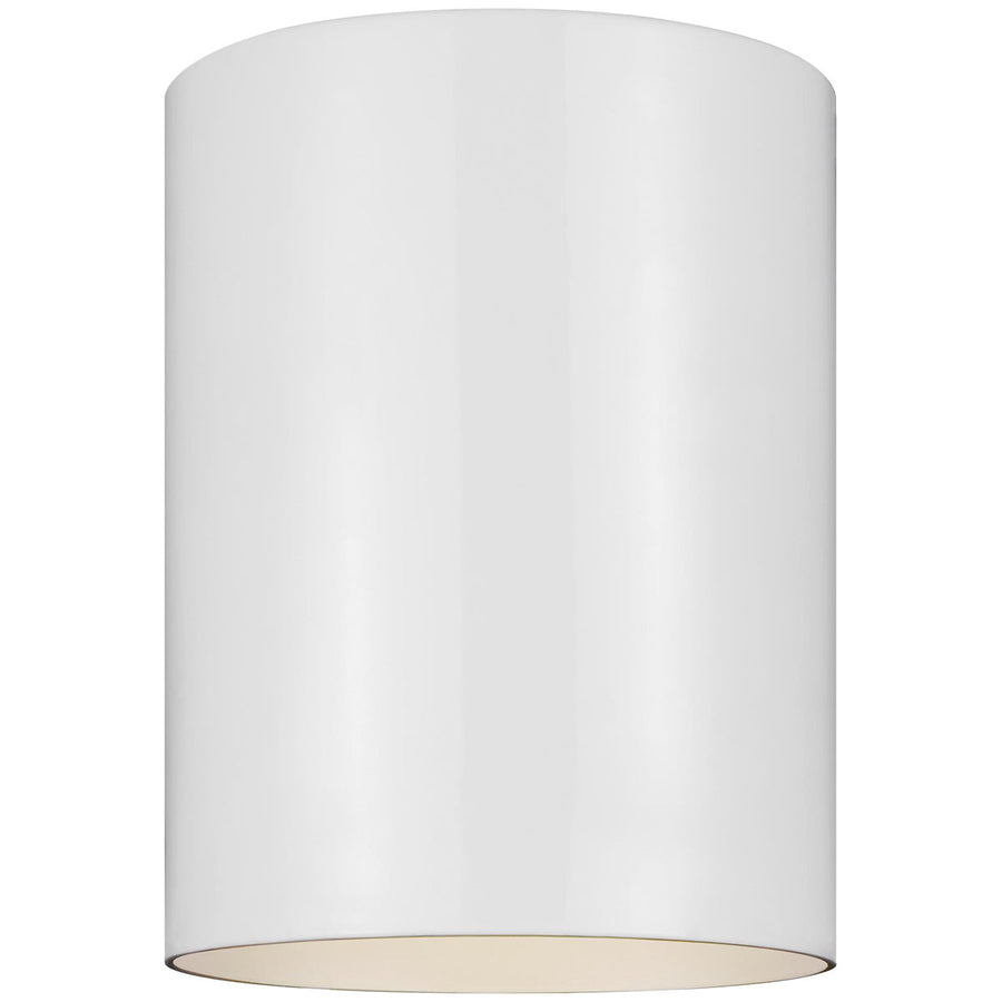 Sea Gull Lighting Outdoor Cylinders Ceiling Flush Mount without Bulb