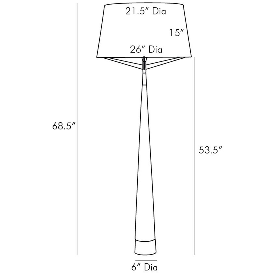 Arteriors Elden Floor Lamp