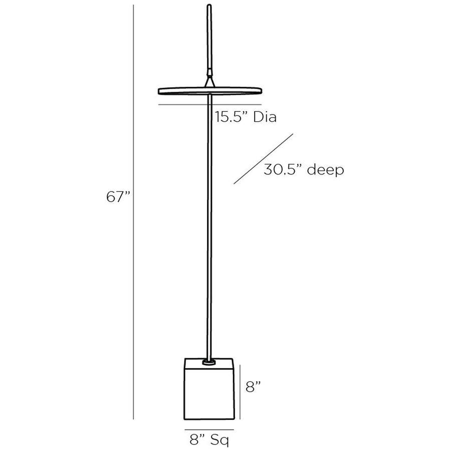 Arteriors Nuri Floor Lamp