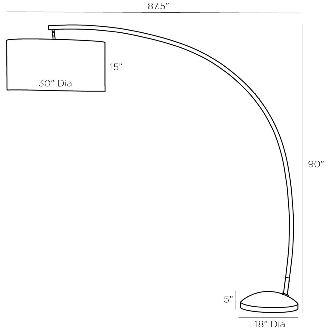 Arteriors Naples Floor Lamp