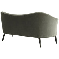 Arteriors Duprey Velvet Settee - Sharkskin/Grey Ash