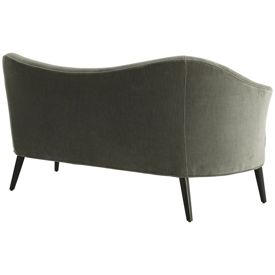 Arteriors Duprey Velvet Settee - Sharkskin/Grey Ash