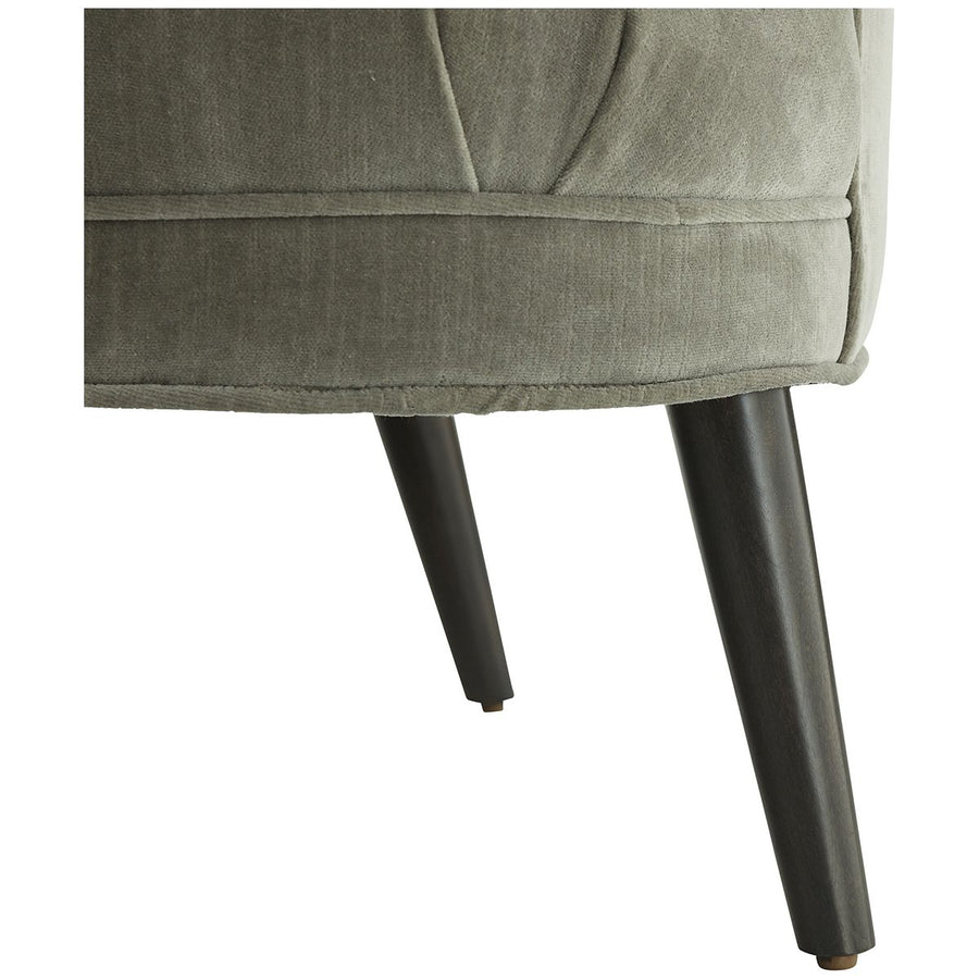 Arteriors Duprey Velvet Settee - Sharkskin/Grey Ash